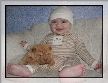 zadowolone, szczeniak, s�odki, Shar Pei, dziecko